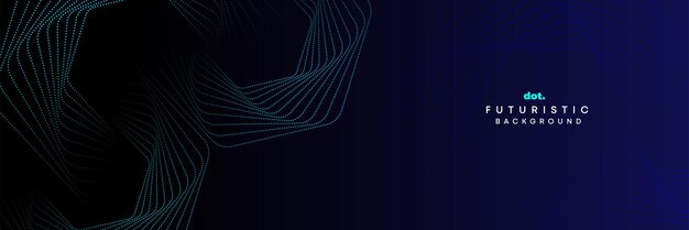 Abstracto azul-verde-púrpura-rosa Gradiente de flujo de puntos ondulantes Tecnología geométrica de partículas