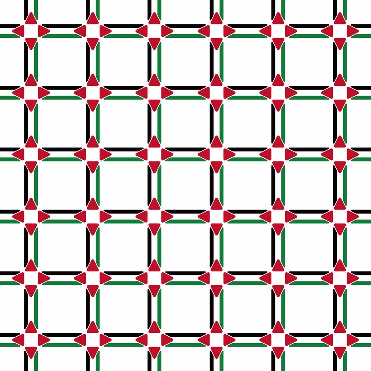Abstracto bandera de Palestina patrón sin costuras