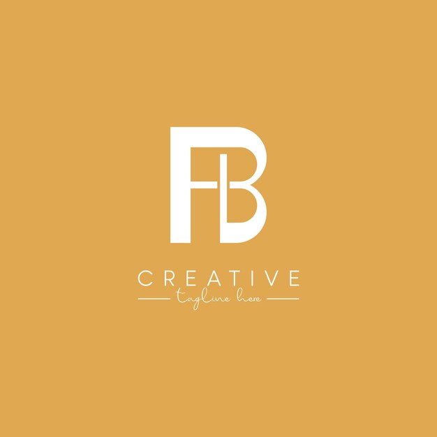 Abstracto BH HB Letra artística Diseño de logotipo elegante Vector basado en inicial