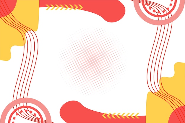 Abstracto blanco amarillo fondo rosa colorido diseño de gradiente papel tapiz pastel fondo de estandarte