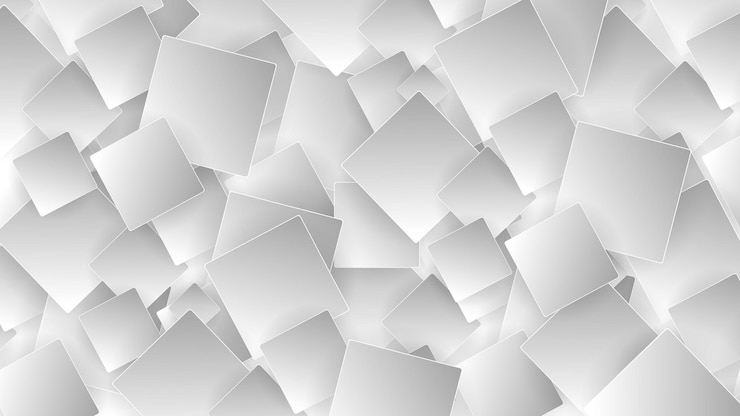 Abstracto blanco cuadrado de fondo Diseño y arte vectorial