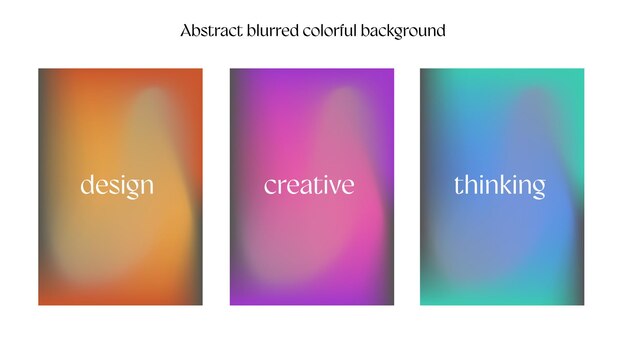 Abstracto borroso fondo de colores 8