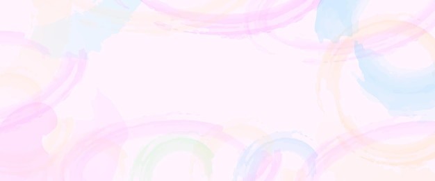 Abstracto Círculos de acuarela Fondo en colores pastel
