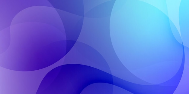 Abstracto Círculos azules y púrpuras superpuestos
