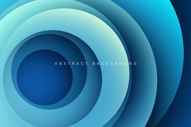 Abstracto Círculos concéntricos azules de fondo