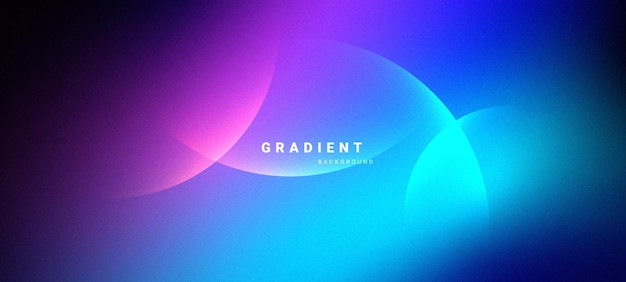 Abstracto Círculos de gradiente Fondo