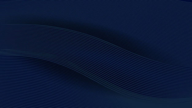 Abstracto de color azul oscuro bandera ancha con línea de rayas geométricas diseño artístico moderno futurista