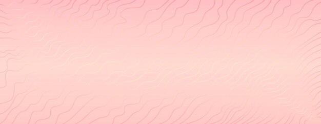 Abstracto color vectorial melocotón fuzz gradiente fondo simple fon con la mano dibujada línea brillante onda