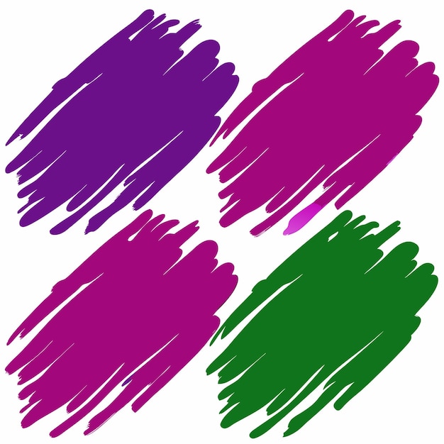 Abstracto Coloración de manchas coloridas Diseño de ilustraciones vectoriales de salpicaduras de tinta