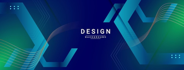 Abstracto colorido dinámico elegante diseño geométrico de fondo