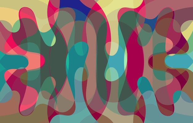 Abstracto colorido Diseño de fondo groovy