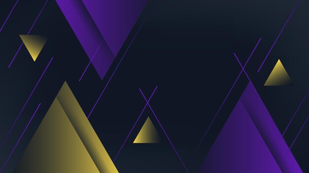 Abstracto colorido fondo gradiente formas geométricas plantilla de bandera diseño gráfico