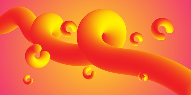 Abstracto colorido de fondo vectorial color flujo onda líquida para el diseño