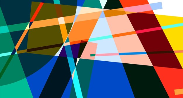 Abstracto colorido geométrico fondo psicodélico para el verano