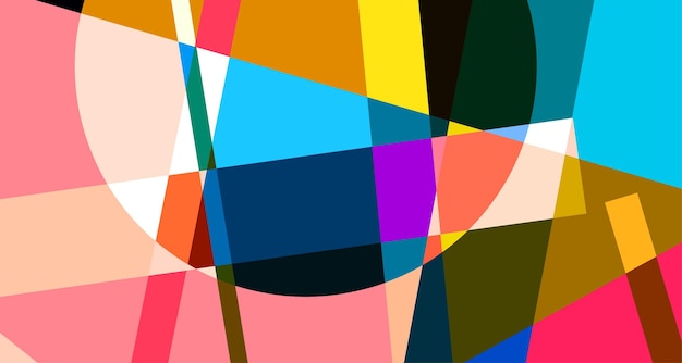 Abstracto colorido geométrico fondo psicodélico para el verano