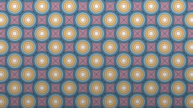 Abstracto colorido geométrico retro patrón sin costuras vector de fondo