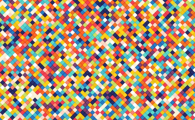 Vector abstracto colorido mosaico de fondo elementos geométricos