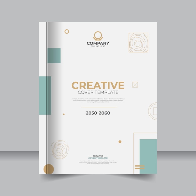Abstracto Conceptos mínimos de portada para libros y proyectos Diseño mínimo y geométrico de la portada
