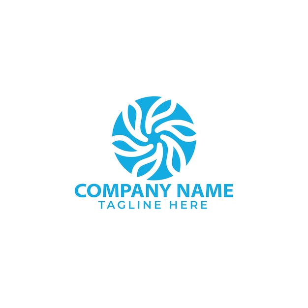 Abstracto creativo logotipo de tecnología dorada para una empresa de TI