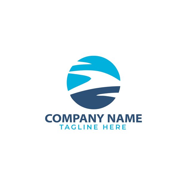 Abstracto creativo logotipo de tecnología dorada para una empresa de TI