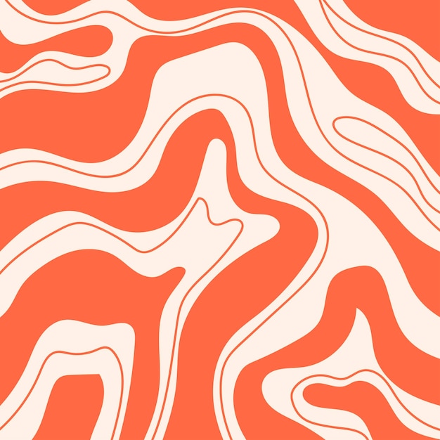 Abstracto cuadrado estético fondo retro con ondas Coloroso conjunto de fondos retro de moda
