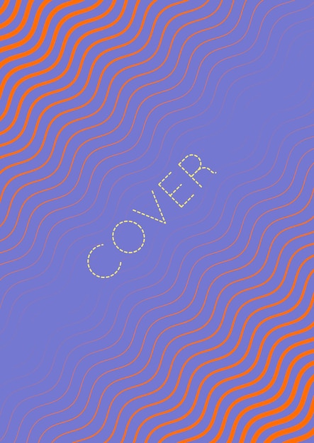 Abstracto de la cubierta Vector de tendencia mínimo