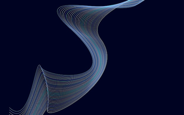 Abstracto deformado Diagonal a rayas Fondo vectorial curvo retorcido inclinado patrón de líneas onduladas Nuevo estilo para el diseño de su negocio