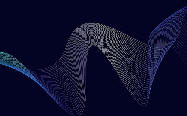 Abstracto deformado Diagonal a rayas Fondo vectorial curvo retorcido inclinado patrón de líneas onduladas Nuevo estilo para el diseño de su negocio