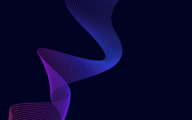 Abstracto deformado Diagonal a rayas Fondo vectorial curvo retorcido inclinado patrón de líneas onduladas Nuevo estilo para el diseño de su negocio