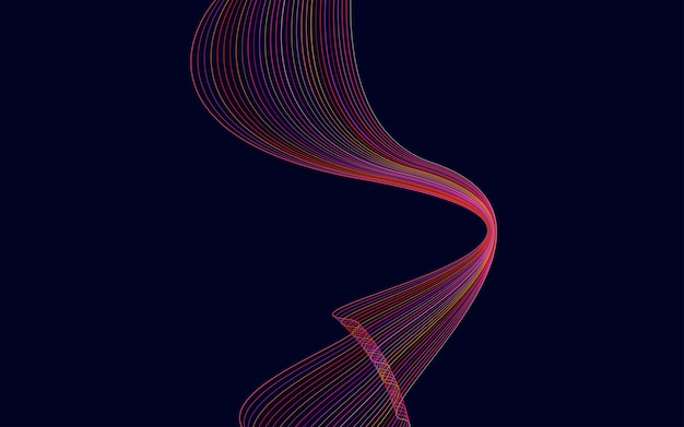 Abstracto deformado Diagonal a rayas Fondo vectorial curvo retorcido inclinado patrón de líneas onduladas Nuevo estilo para el diseño de su negocio