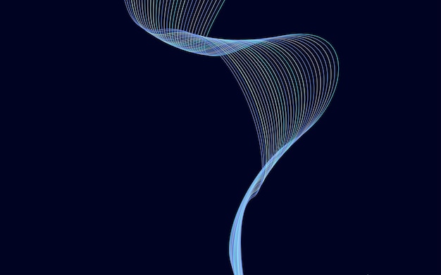 Abstracto deformado Diagonal a rayas Fondo vectorial curvo retorcido inclinado patrón de líneas onduladas Nuevo estilo para el diseño de su negocio