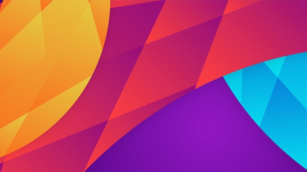 Abstracto dinámico azul amarillo naranja rojo y naranja fondo de gradiente