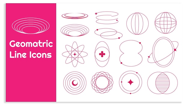Abstracto Diseño de conjuntos de arte vectorial