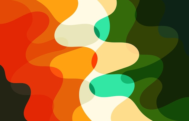 Abstracto Diseño de fondo colorido y groovy