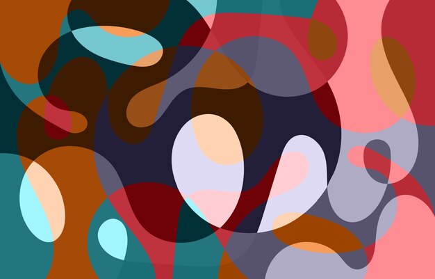Abstracto Diseño de fondo colorido y groovy