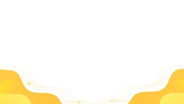 Abstracto Diseño de fondo de gradiente amarillo naranja de onda para presentación con sombra