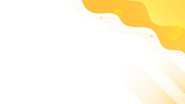 Abstracto Diseño de fondo de gradiente amarillo naranja de onda para presentación con sombra