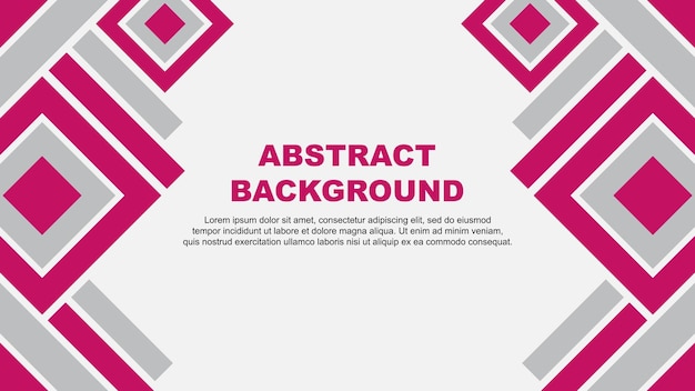Vector abstracto diseño de fondo plantilla banner papel de pared ilustración vectorial rosa
