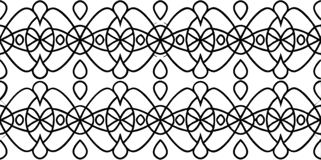 Abstracto diseño geométrico sin costuras de lágrima y círculo
