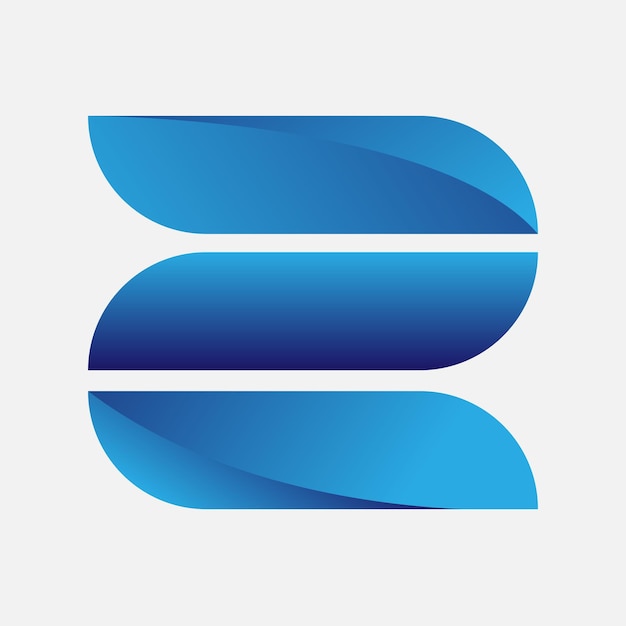 Abstracto Diseño inicial moderno del logotipo de la letra Z
