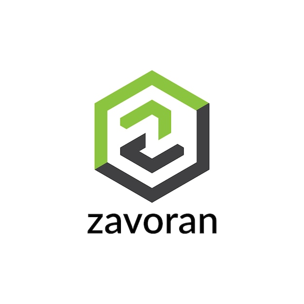 Abstracto Diseño inicial moderno del logotipo de la letra Z