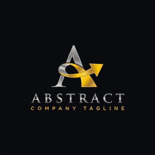 A abstracto diseño logo