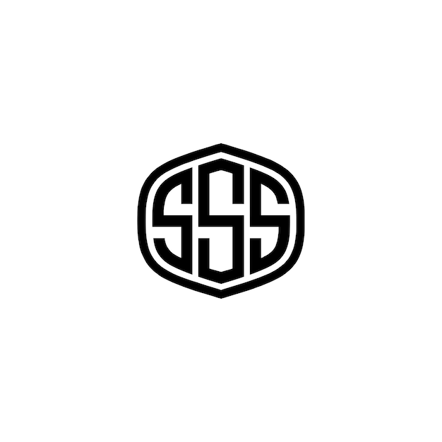Abstracto Diseño del logotipo de la fuente