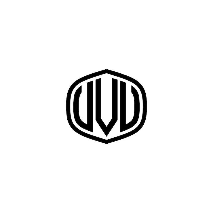 Vector abstracto diseño del logotipo de la fuente