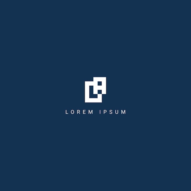 Abstracto Diseño de logotipo de letras AC CA plantilla de diseño de logotipo vectorial plano