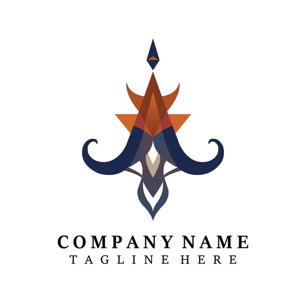 Abstracto Diseño de logotipo ornamental para la marca y la creatividad