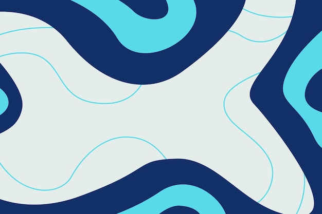 Abstracto diseño de página de aterrizaje web vector de onda de fondo de banner