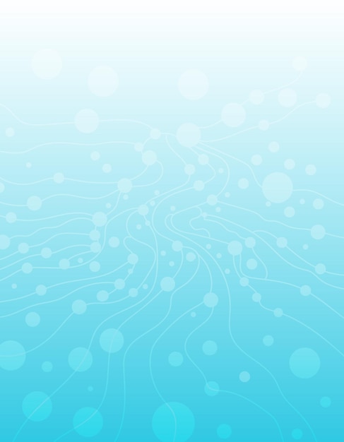 Abstracto diseño de papel tapiz de fondo de tecnología de línea de círculo de color azul blanco