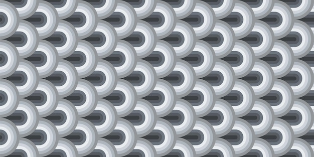 Abstracto Diseño de patrón en escala de gris Textura de fondo geométrica sin costuras
