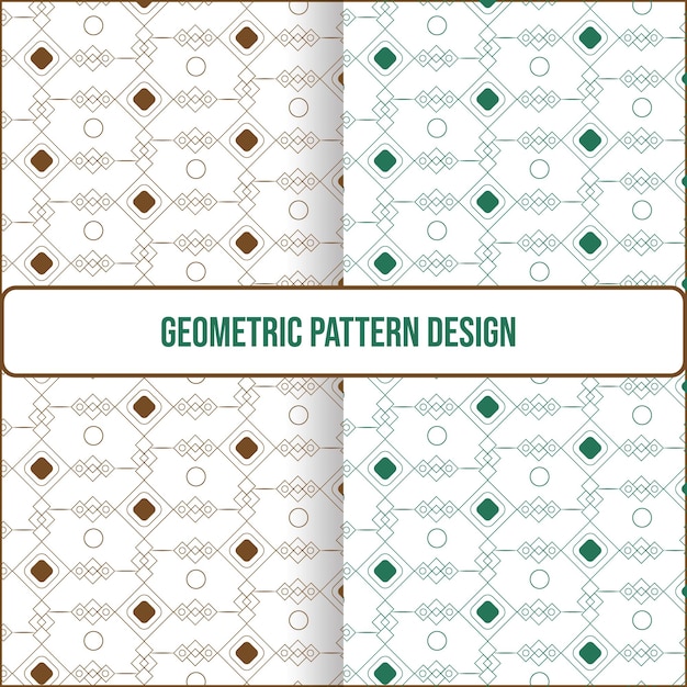Abstracto Diseño de patrones florales y geométricos plantilla vectorial de fondo